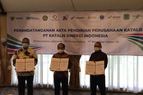 Bersama Pupuk Kujang dan ITB, Pertamina Bentuk PT Katalis Sinergi Indonesia