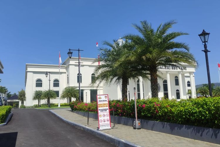 Gedung Galeri Dan Museum SBY - ANI tempat pertemuan SBY dengan Prabowo Subianto di Pacitan, Jawa Timur, Sabtu (20/5/2023).