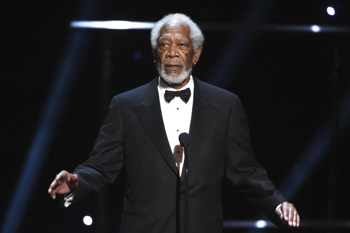 Morgan Freeman di NAACP Image Awards ke-51 di Pasadena Civic Auditorium pada Sabtu, 22 Februari 2020, di Pasadena, California