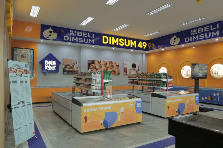 Supermarket Dimsum Bolekaka. 