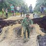 Jalan dan Perkebunan Warga Amblas akibat Abrasi di Bengkalis Riau