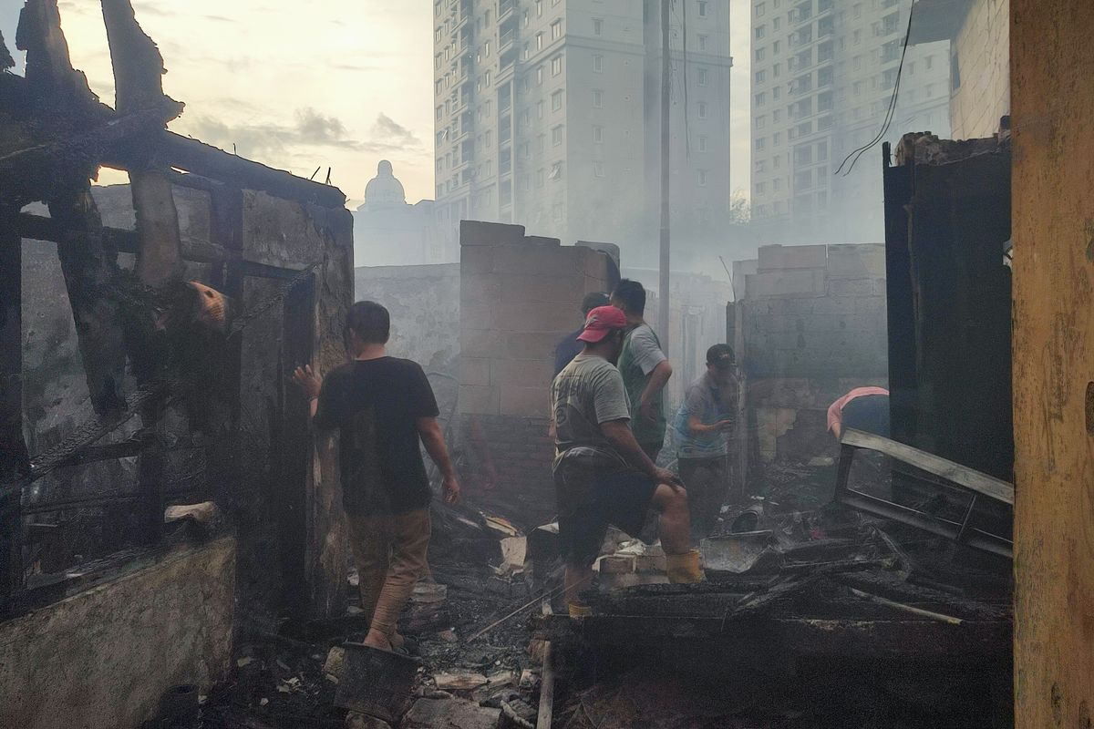 1.800 Jiwa Terdampak Kebakaran Kebon Kosong Kemayoran