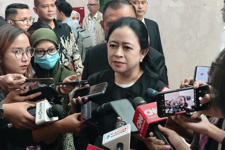 Ketua DPP PDI-P Puan Maharani ditemui di Kompleks Parlemen Senayan, Jakarta, Selasa (4/6/2024).