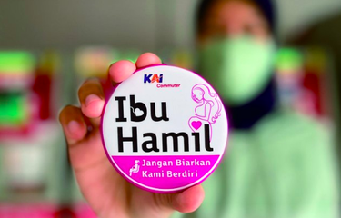Cara mendapatkan PIN ibu hamil KRL.