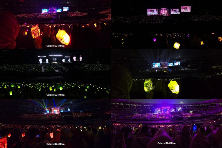 Warna-warni lightstick Sijeuni saat konser NCT Dream di GBK Jakarta.