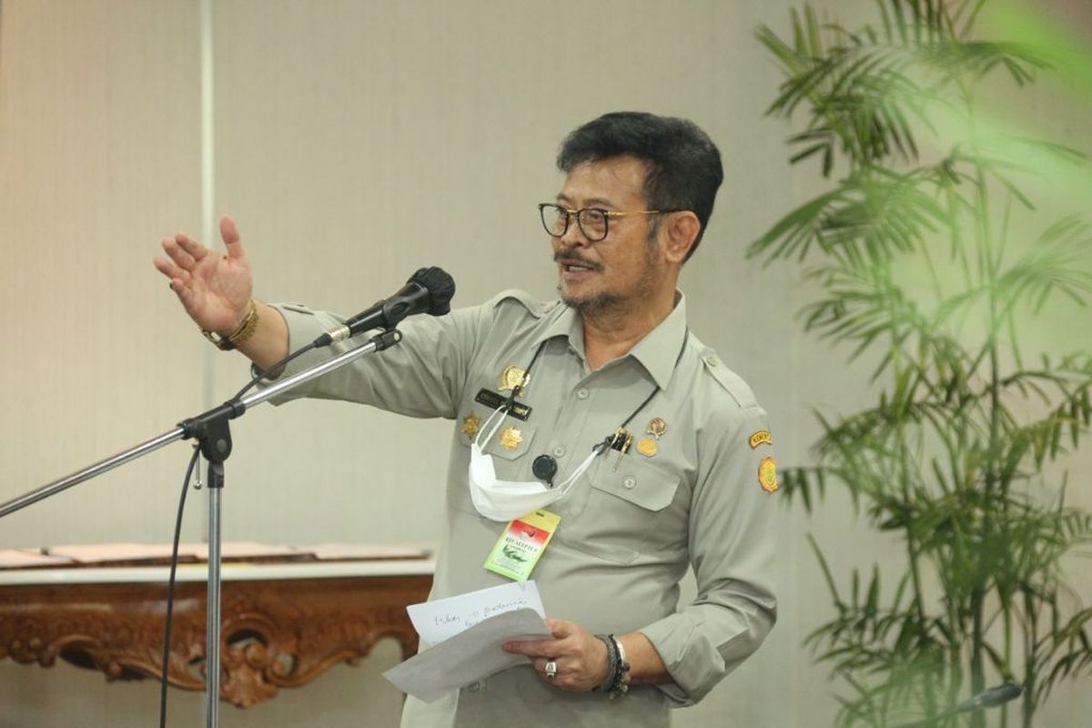 Menteri Pertanian (Mentan) Syahrul Yasin Limpo (SYL).