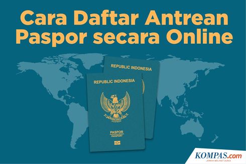 INFOGRAFIK: Cara Daftar Antrean Paspor secara Online