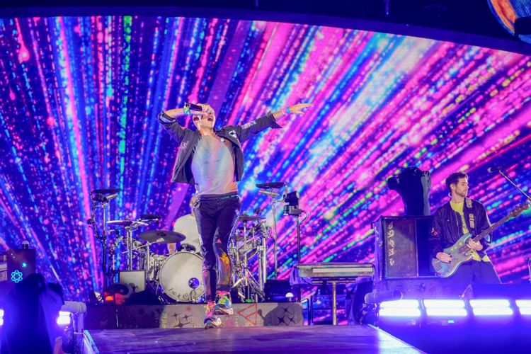Ilustrasi penipuan tiket konser Coldplay.