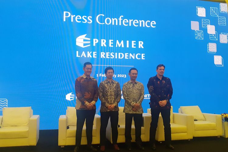 Konferensi pers Premier Lake Residence, Rabu (1/2/2023)