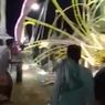 Wahana Ayunan Pasar Malam Bangkalan Ambruk, Tak Ada Korban Jiwa