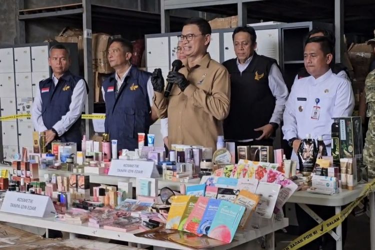 Polisi Tangkap 2 Orang Saat Gerebek Gudang Kosmetik Ilegal di Tangerang, Ini Perannya