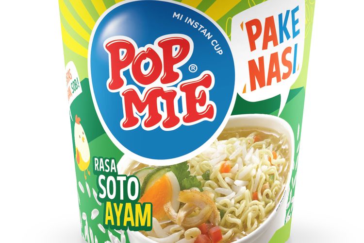 Ilustrasi produk Pop Mie PaNas atau pakai nasi. 