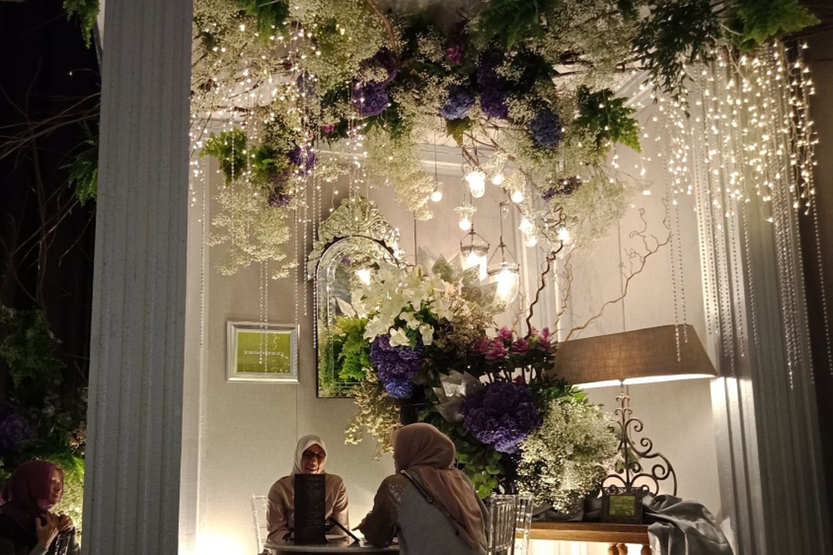 Salah satu stand dalam Bridestory Fair 2018 di Grand Ballroom Sheraton Grand Gandaria City Hotel, Jakarta. 