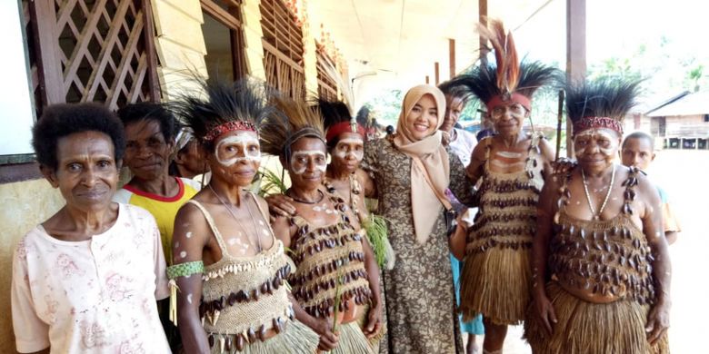 Dokter Amalia, dokter muda yang bertugas di pedalaman Papua.