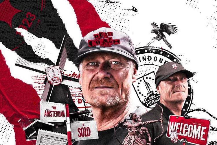 Pelatih Persis Solo asal Belanda, Peter de Roo yang akan memimpin tim mengarungi Liga 1 2025-2026.