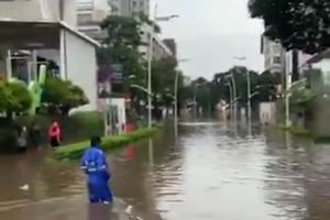 Update Banjir Jakarta Kamis Malam, Terparah di Cipete Utara
