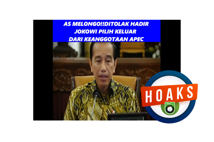 Hoaks, Jokowi putuskan Indonesia keluar dari APEC