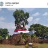 Heboh Badan Candi Lor Peninggalan Mpu Sindok Dibalut Kain Merah Putih, Warga: Rapuh, Bisa Ambrol