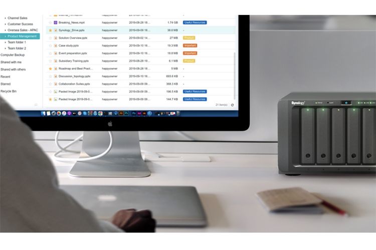 Synology menerapkan standar keamanan tinggi pada Synology Drive. 