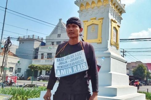 Gantikan Amien Rais, Pria Ini Jalan Kaki dari Yogya ke Jakarta