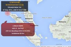 Aceh Diguncang Gempa 5,6 SR