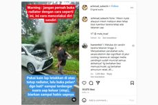 Jangan Pernah Tambah Air Radiator Saat Mesin Masih Overheat