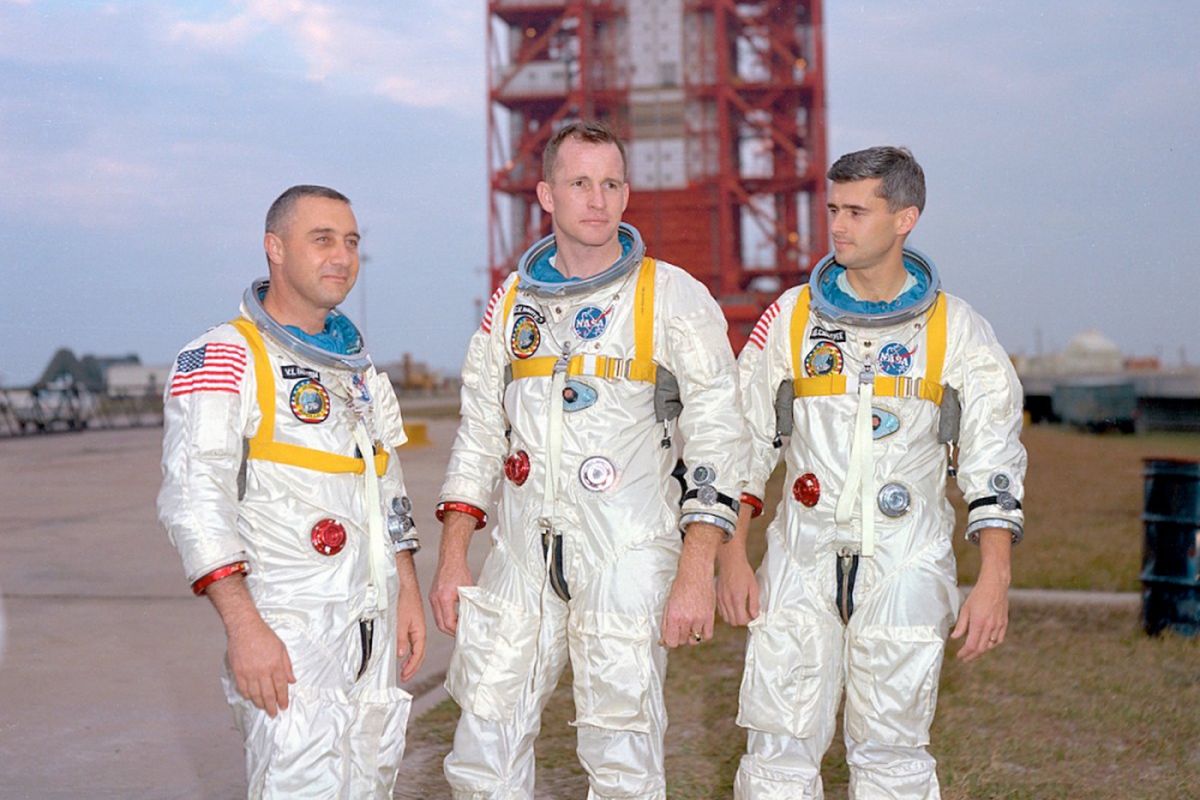 Astronot Apollo 1saat berada di Kennedy Space Center
