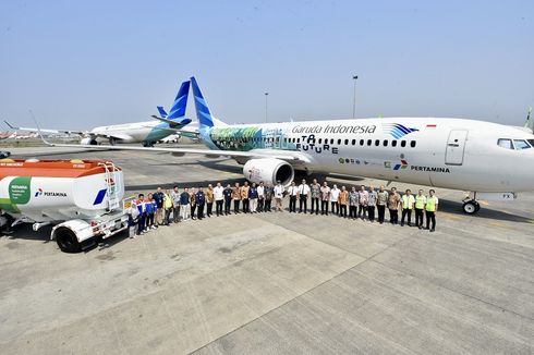Pertamina-Garuda Indonesia Sukses Terbangkan Pesawat dengan Sustainable Aviation Fuel