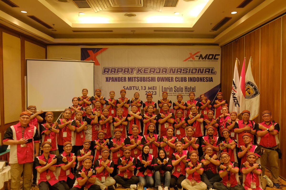 Komunitas pecinta Mitsubishi Xpander, X-MOC Indonesia, menggelar rapat kerja nasional (rakernas).