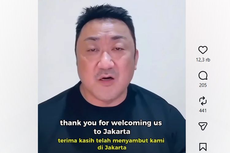 Ma Dong-seok Ungkap Pengalaman Syuting di Jakarta, Soroti Dukungan Kota