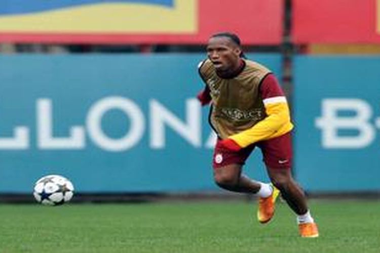 Penyerang Galatasaray, Didier Drogba.