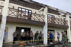 Labfor Polda Bali Olah TKP Pembakaran Hotel di Lombok Timur