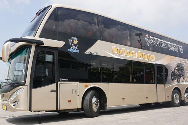 Uji coba bus tingkat Antar Kota Antar Provinsi (AKAP), Jakarta-Wonogiri-Solo.