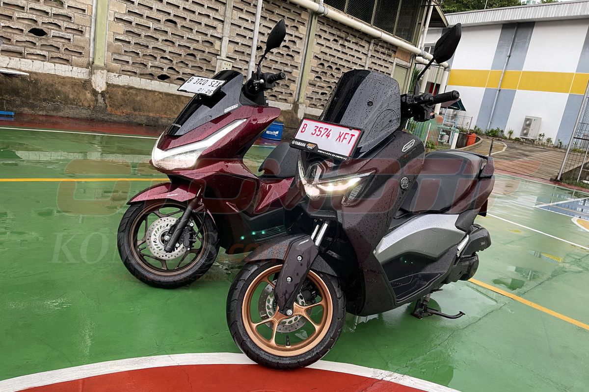 Komparasi New Honda PCX 160 dan Yamaha NMAX Turbo