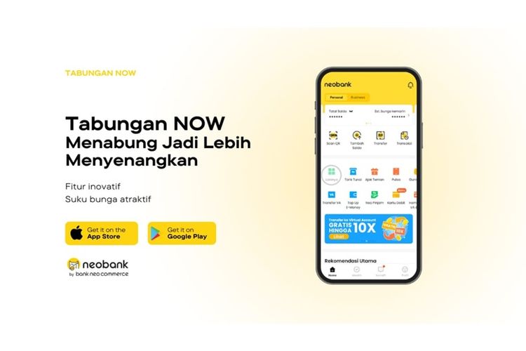 Tabungan Now dari neobank. 