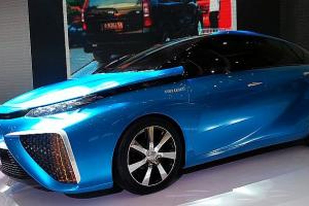 FCV Next Generation Concept di booth Toyota