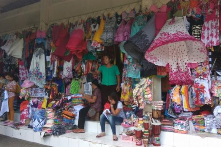 Pasar Seni Guwang di Kecamatan Sukawati, Gianyar, Bali.