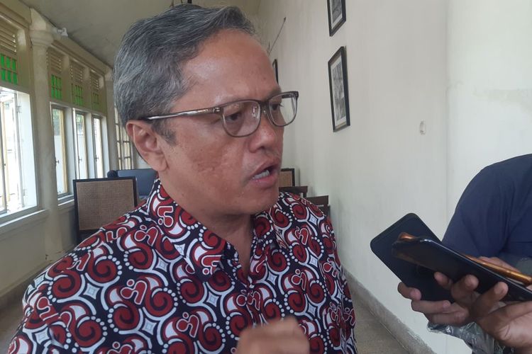 Sekretaris Daerah (Sekda) Solo, Budi Murtono di De Tjolomadoe, Karanganyar, Jawa Tengah, Sabtu (8/6/2024).