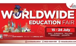 Dukung Pendidikan dan SDM Indonesia, Vista Education Gelar Pameran Worldwide Education Fair 2022