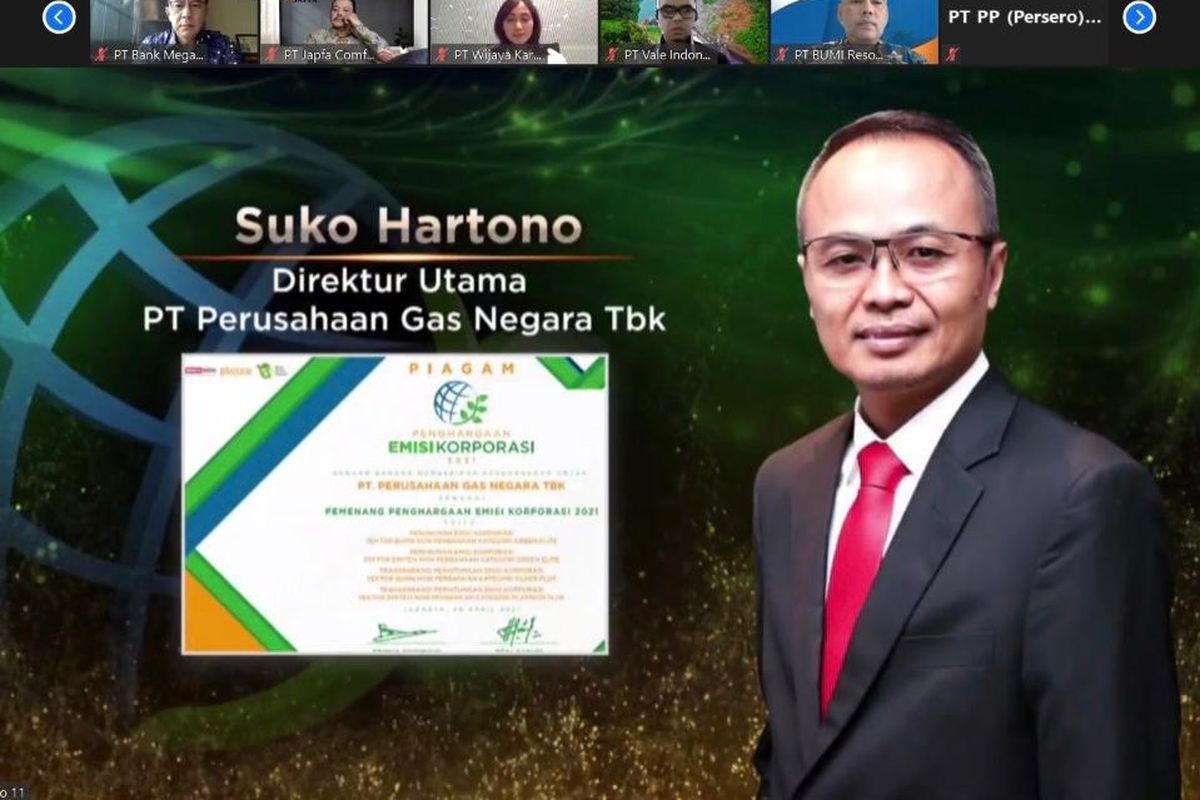 Direktur Utama PT Perusahaan Gas Negara Tbk (PGN) Suko Hartono.