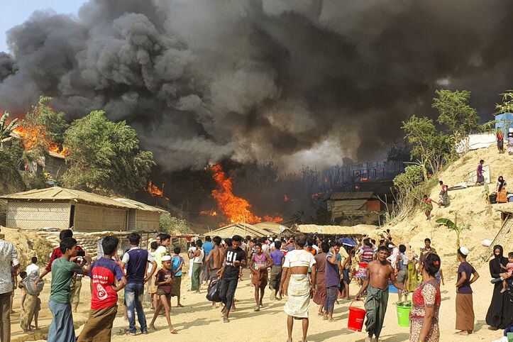 Sedikitnya Lima Anak Tewas dalam Kebakaran Besar di Kamp Pengungsi Rohingya Bangladesh