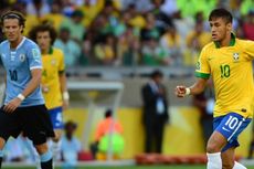Penalti Forlan Gagal, Fred bawa Brasil Ungguli Uruguay