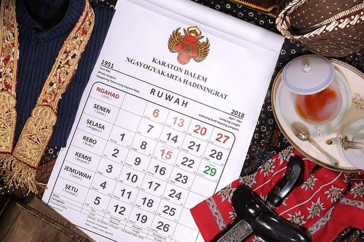 Ilustrasi kalender Jawa. Mengenal tradisi selapan yang lekat dengan kehidupan masyarakat Jawa.