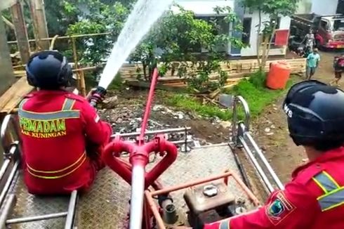 Ratusan Sapi Perah di Kuningan Terserang PMK, Pemda dan Damkar Semprotkan Disinfektan