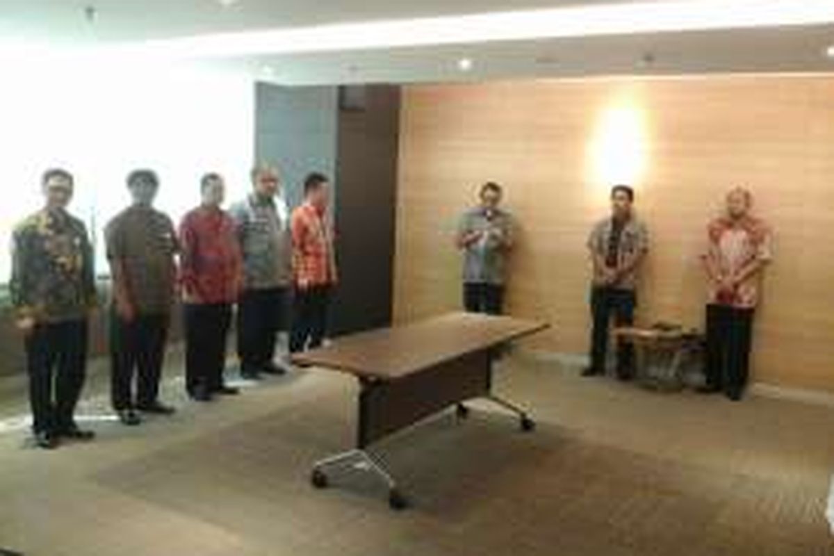 Seremoni penunjukan PTPN III oleh pemerintah sebagai Holding Perkebunan di Jakarta, Senin (18/7/2016).