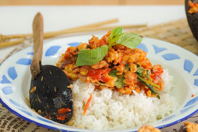 Sambal tempe kemangi ala Foodplace.