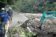 Perbaikan Jalan Padang-Pekanbaru yang Runtuh di Silaiang Butuh Waktu 2 Pekan