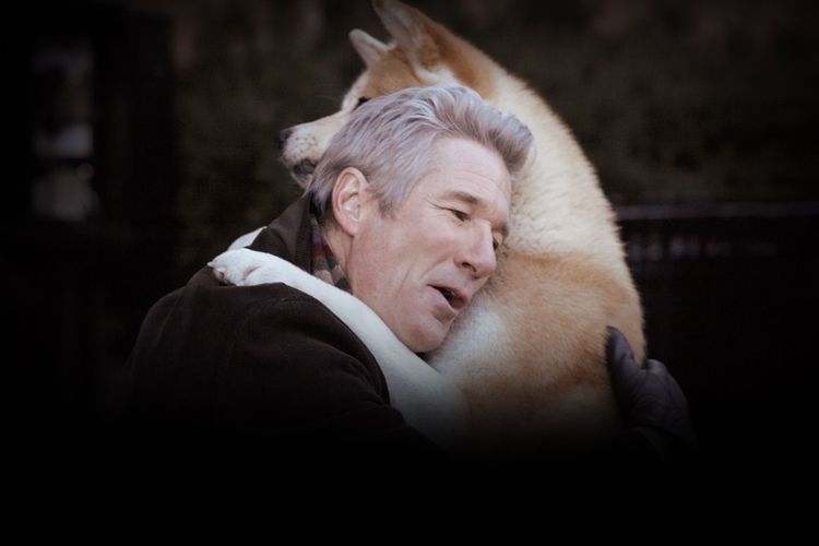 Poster film Hachiko: A Dog?s Story