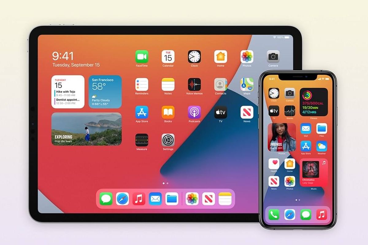 iPadOS 14 dan iOS 14