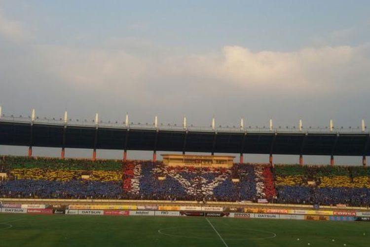 Stadion Si Jalak Harupat, Soreang, Kabupaten Bandung. 